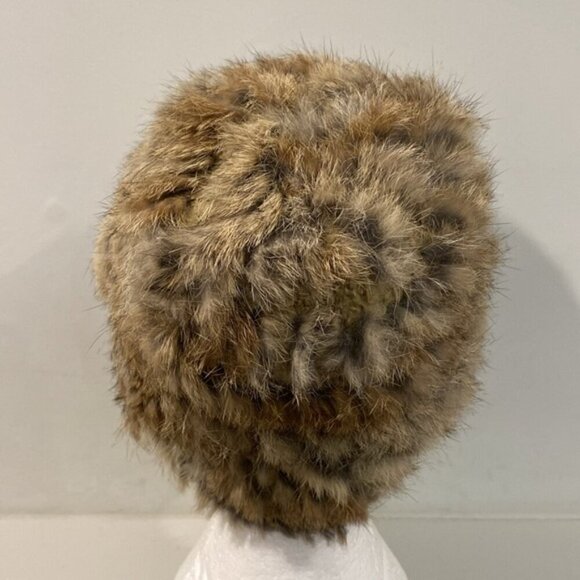 Brown Fur Hat beanie hat - Picture 6 of 12